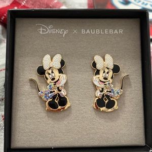 Disney BaubleBar Minnie Mouse Crystal Earrings